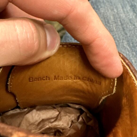 EXCELLENT Grant Stone x J. Crew Ludlow Longwing Wingtip Derby Bench Made 8 D - Picture 10 of 13